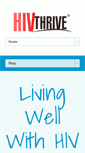 Mobile Screenshot of hivthrive.com